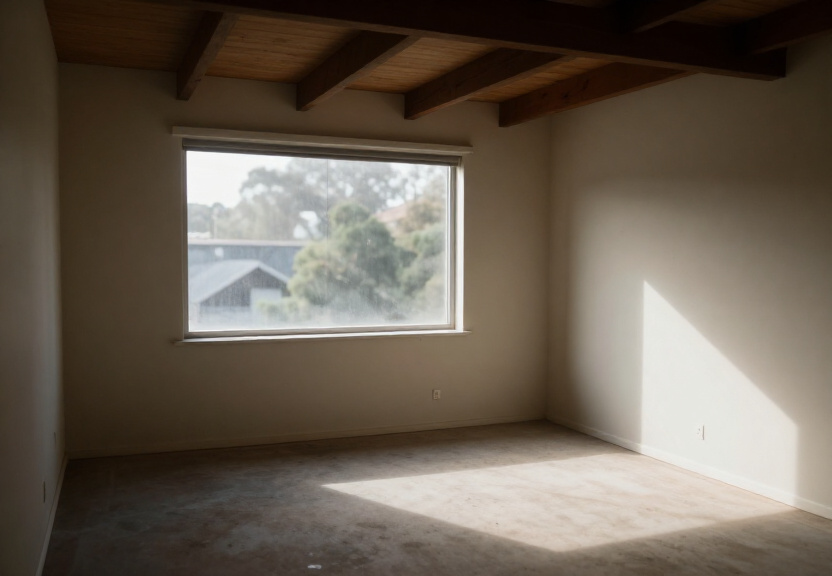 Ceiling insulation in a Beveridge home
